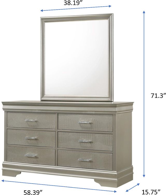 Crown Mark Amalia Silver Dresser-2