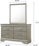 Crown Mark Amalia Silver Dresser-2