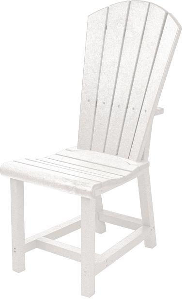 C.R. Plastic Generation Line White Addy Dining Chair-1