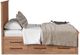 Intercon Oak Park Taupe Queen Panel Storage Bed-3