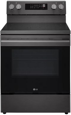LG 30" Black Stainless Steel Freestanding InstaView® Electric Range with ProBake Convection®