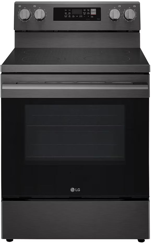 LG 30" Black Stainless Steel InstaView® Freestanding Electric Range with ProBake Convection®-0