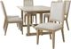 aspenhome® Modern Loft 5-Piece Modern Khaki Dining Set-0