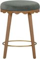 TOV Furniture Oodle Green/Light Walnut Counter Stool-3