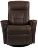 Fjords® Relax Harstad Mocha Small Dual Motion Swivel Recliner-2