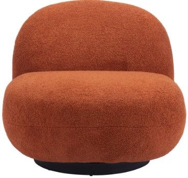 Zuo® Modern Myanmar Burnt Orange Accent Chair-1