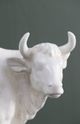 A & B Home Hector White Cow Statuette -4
