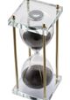 A & B Home Black/Brass 30-Minute Hourglass-2