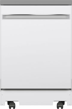 GE® 24" White Portable Dishwasher