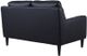 Porter International Designs Lazio Black Loveseat-3