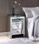 ACME Furniture Malish Mirrored Accent Table with LED-4