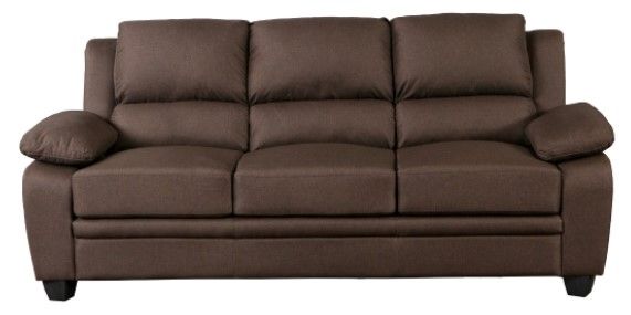 Mazin Furniture Darien Brown Sofa-1