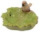 A & B Home Green Outdoor Ceramic Leaf Water Fountain-1