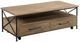 Kincaid® Modern Forge Sandy Brown Coffee Table with Black Frame-0