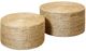 StyleCraft 2-Piece Brown Nested Round Coffee Table Set-0
