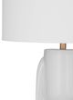 Bassett Mirror Tolland Glossy White Table Lamp-2