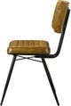 Coaster® Misty 2-Piece Camel/Black Padded Side Chairs-3