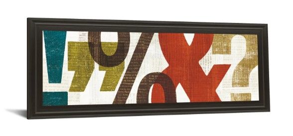 Classy Art Punctuated II by Micheal Mullan Wall Art-1