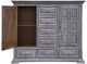 International Furniture Direct Terra Gray 7-Drawer 2-Door Chest-1