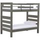 Crate Designs™ Furniture Graphite Full/Full Timber Frame Bunk Bed-0