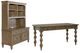 Liberty Furniture Americana Farmhouse 3-Piece Dusty Taupe Desk and Hutch Set-0