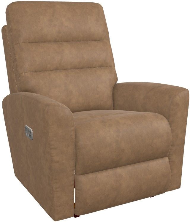 La-Z-Boy® Liam Chestnut Power Rocking Recliner with Headrest and Lumbar-0
