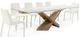 VIG Furniture Modrest Scott Clear/Walnut Modern Extendable Dining Table-3