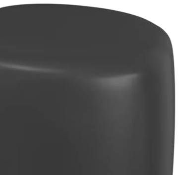 Sunset West Pebble Dark Gray Concrete Outdoor End Table -1