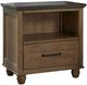 John Thomas Furniture® Vista Coal/Hickory Nightstand-0