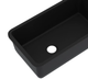 Rohl® Allia Series Matte Black Fireclay Single Bowl Undermount Kitchen Sink-1