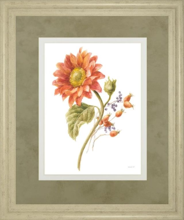 Classy Art Floursack Autumn II on White by Danhui Nai Wall Art-0