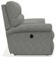 La-Z-Boy® Robin Charcoal Reclining Loveseat with Console-2