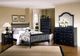 Vaughan-Bassett Cottage Black Queen Slat Poster Bed-2