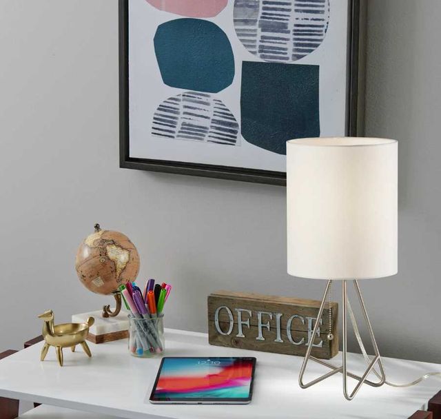 Adesso® Nell Brushed Steel Table Lamp-3