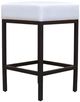 Nest Home Collections Flynn Barbury Pearl/Black Counter Stool-0
