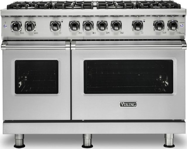Viking® Professional 5 Series 48" Stainless Steel Pro Style Dual Fuel Natural Gas Range-0