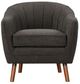 Homelegance® Cutler Brown/Charcoal Accent Chair-2