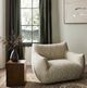 Four Hands Margot Solema Cream Swivel Chair-1
