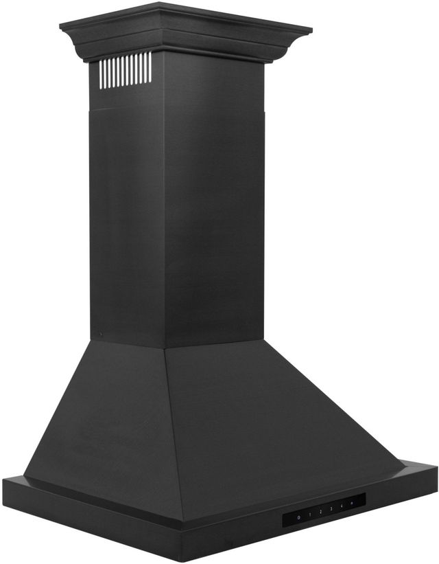 ZLINE 30" Black Stainless Steel Wall Mounted Range Hood-1