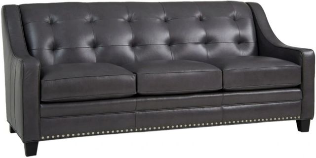 Smith Brothers Customizable 203 Leather Sofa-0