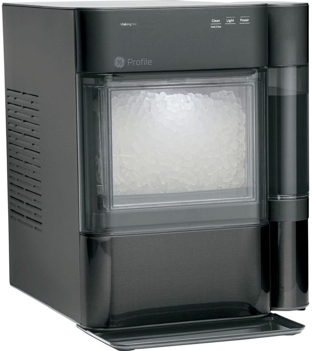 GE Profile™ Opal™ 14" 38 lb. Black Stainless Ice Maker