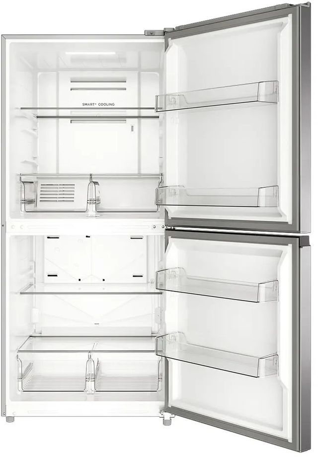 Midea® 30" 20 Cu. Ft Stainless Steel Garage Ready Convertible Upright Freezer-1