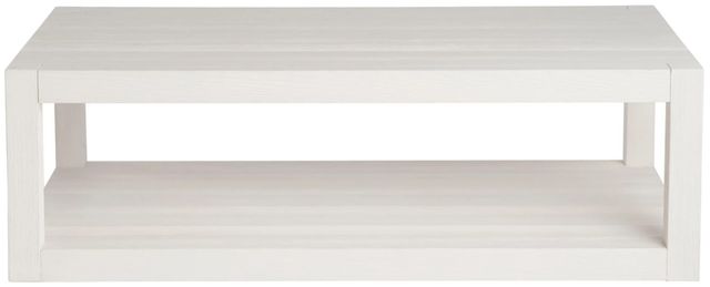 Universal Explore Home™ Weekender Coastal Living Home Hermosa White Sand Rectangular Cocktail Table-2