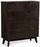 VIG Furniture Modrest Daisy Brass/Brown Chest-0