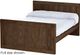 Crate Designs™ Furniture Brindle Full XL Youth Panel Bed-0