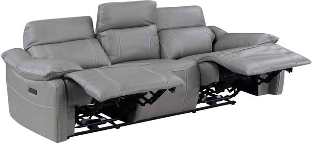 Steve Silver Co. Alpine Gray Dual-Power Reclining Sofa-3