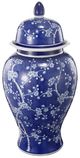 A & B Home Blue Ginger Jar-0