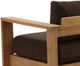Dovetail Furniture Naya Natural/Woolacombe Chocolate Acrylic/Wooden Outdoor Sofa-4