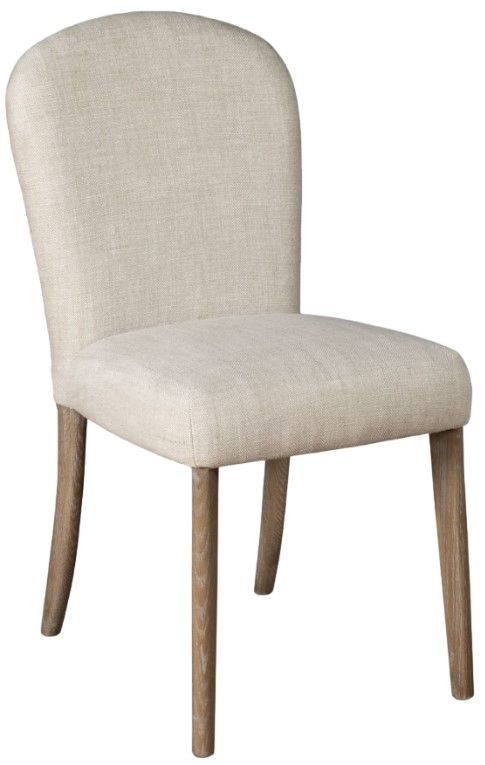 Home Trends & Design Jessie Beige/Gray Septarian Dining Chair-0