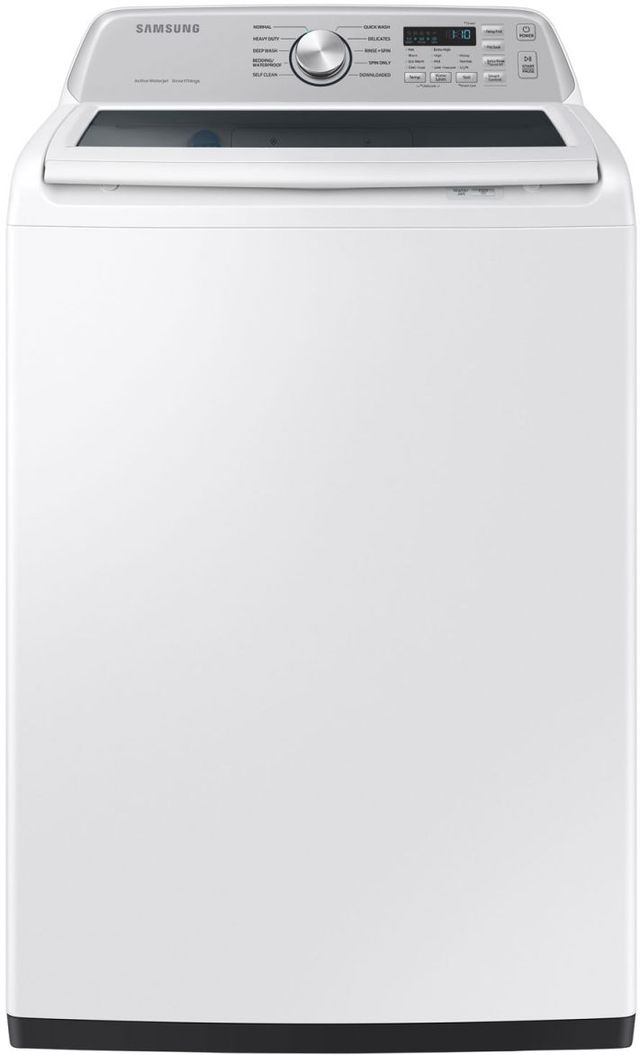 Samsung 3500 Series White Top Load Washer & Electric Dryer Laundry Pair-1